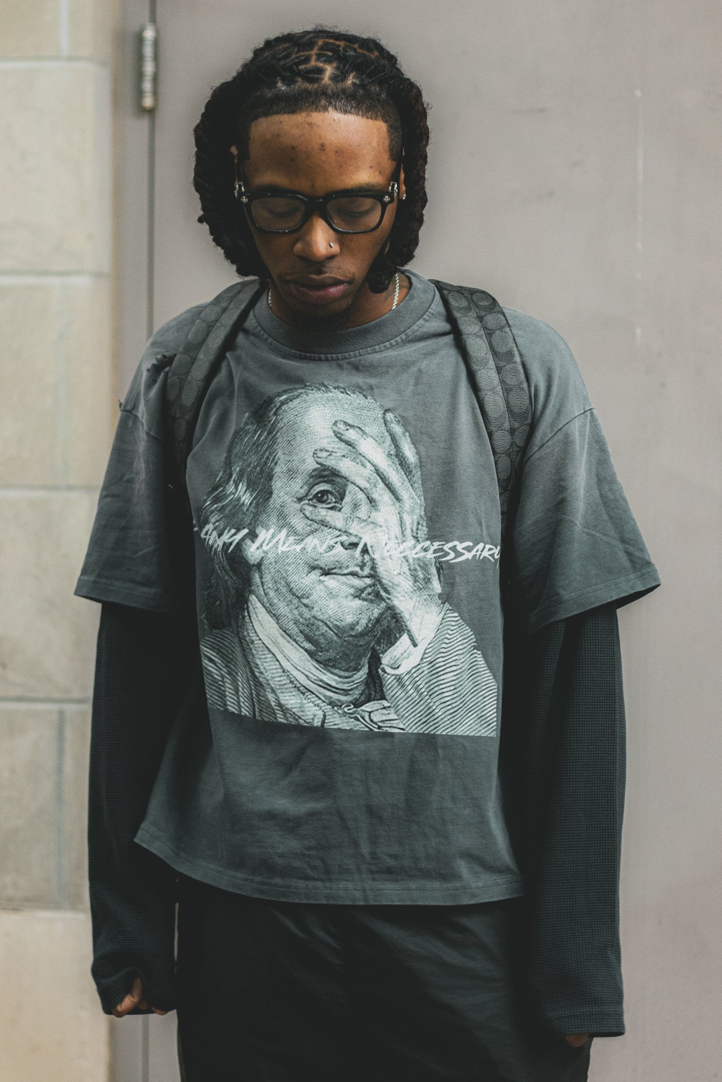 Benjamin Franklin Layered Thermal Tee