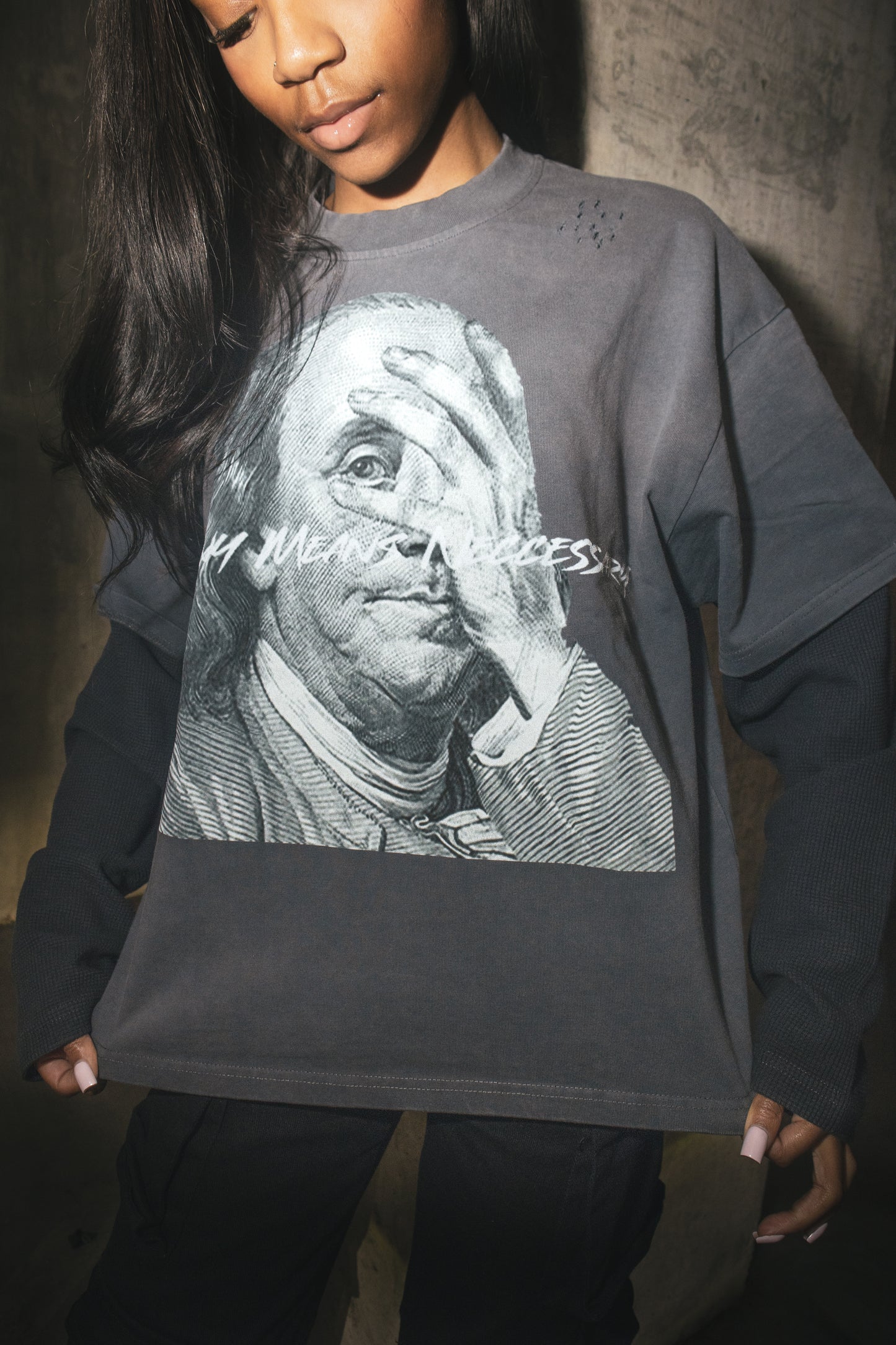 Benjamin Franklin Layered Thermal Tee
